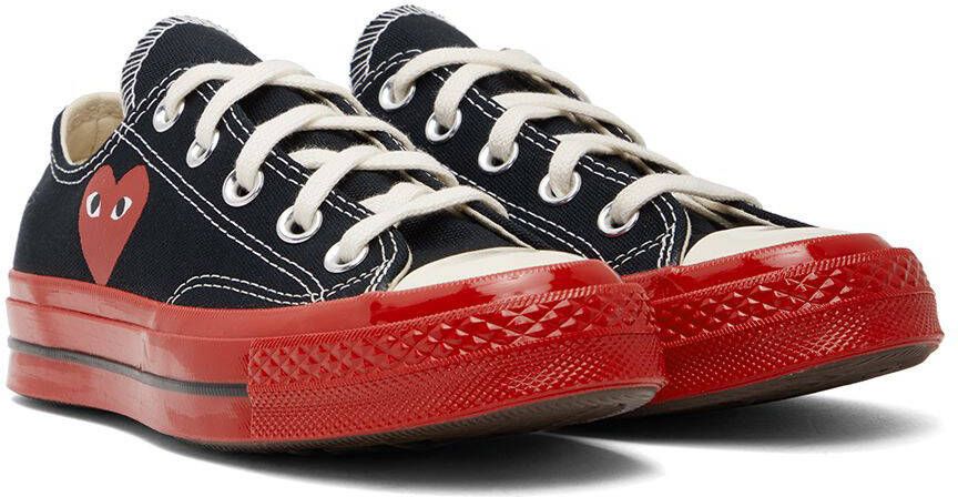 Comme des Garçons Play Black  Red Converse Edition Chuck 70 Sneakers