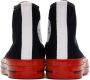 Comme des Garçons Play Off-White  Red Converse Edition PLAY Chuck 70 High-Top Sneakers - Thumbnail 2