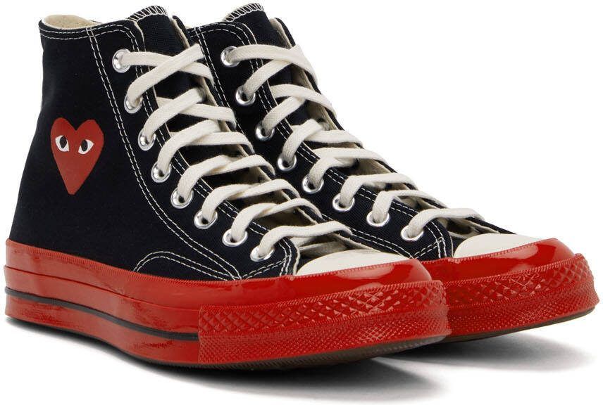 Comme des Garçons Play Black  Red Converse Edition PLAY Sneakers