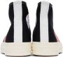 Comme des Garçons Play Black  White Converse Edition PLAY Chuck 70 High Top Sneakers - Thumbnail 14