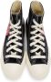 Comme des Garçons Play Black  White Converse Edition PLAY Chuck 70 High Top Sneakers - Thumbnail 15