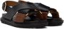 Marni Black  Brown Fussbett Sandals - Thumbnail 4