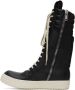 Rick Owens Green Leather High Sneakers - Thumbnail 3