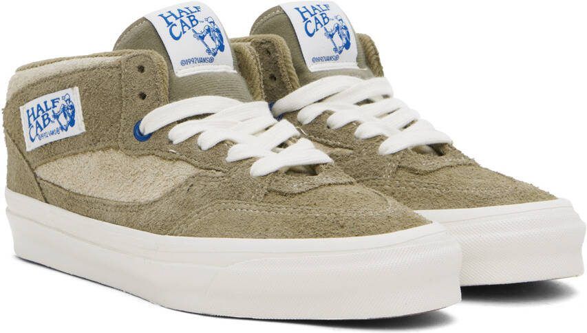 Vans Khaki Og Half Cab Sneakers