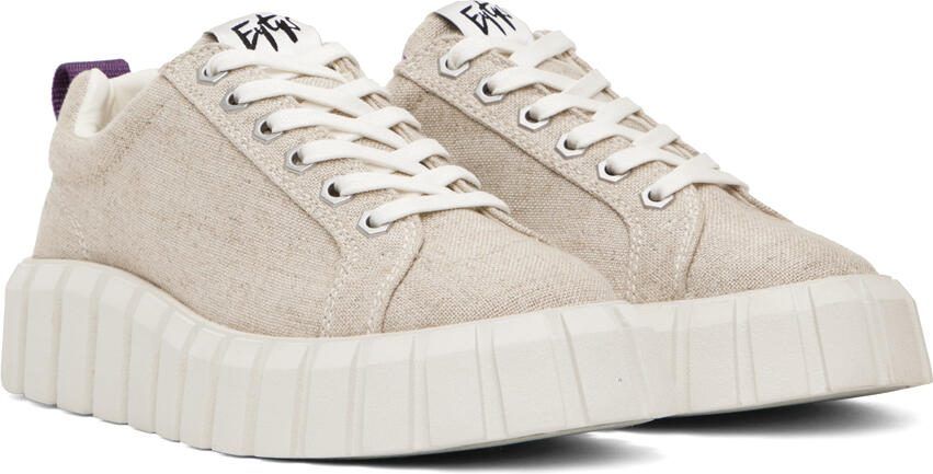 Eytys Beige Odessa Sneakers - Picture 2