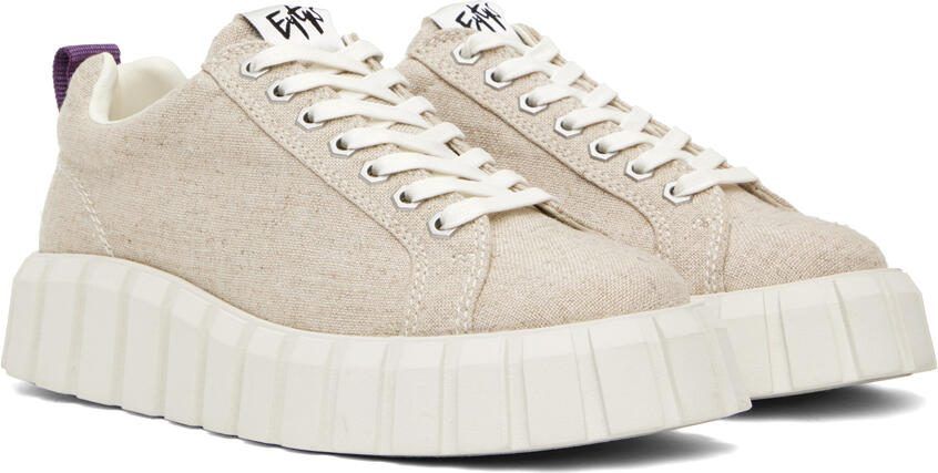 Eytys Beige Odessa Sneakers - Picture 2