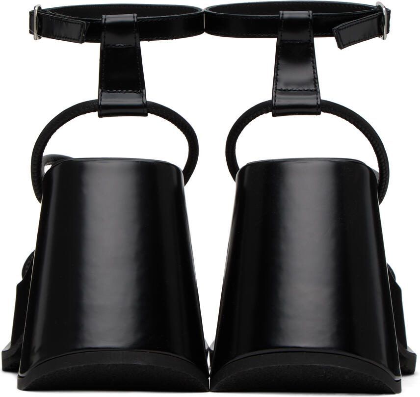 Eytys Black Olympia Heeled Sandals