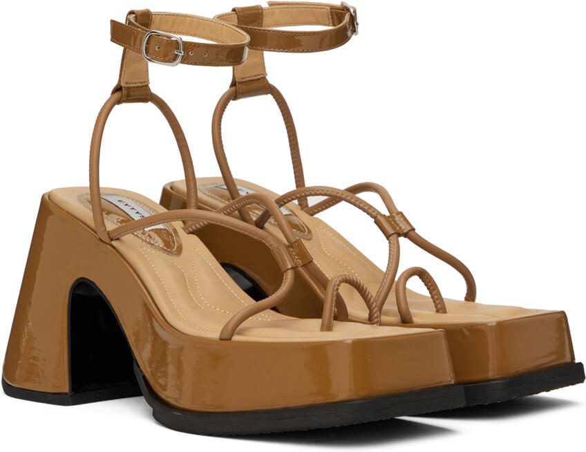 Eytys Brown Olympia Heeled Sandals - Picture 2