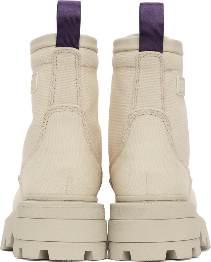 Eytys Off-White Canvas Michigan Boots - Picture 3