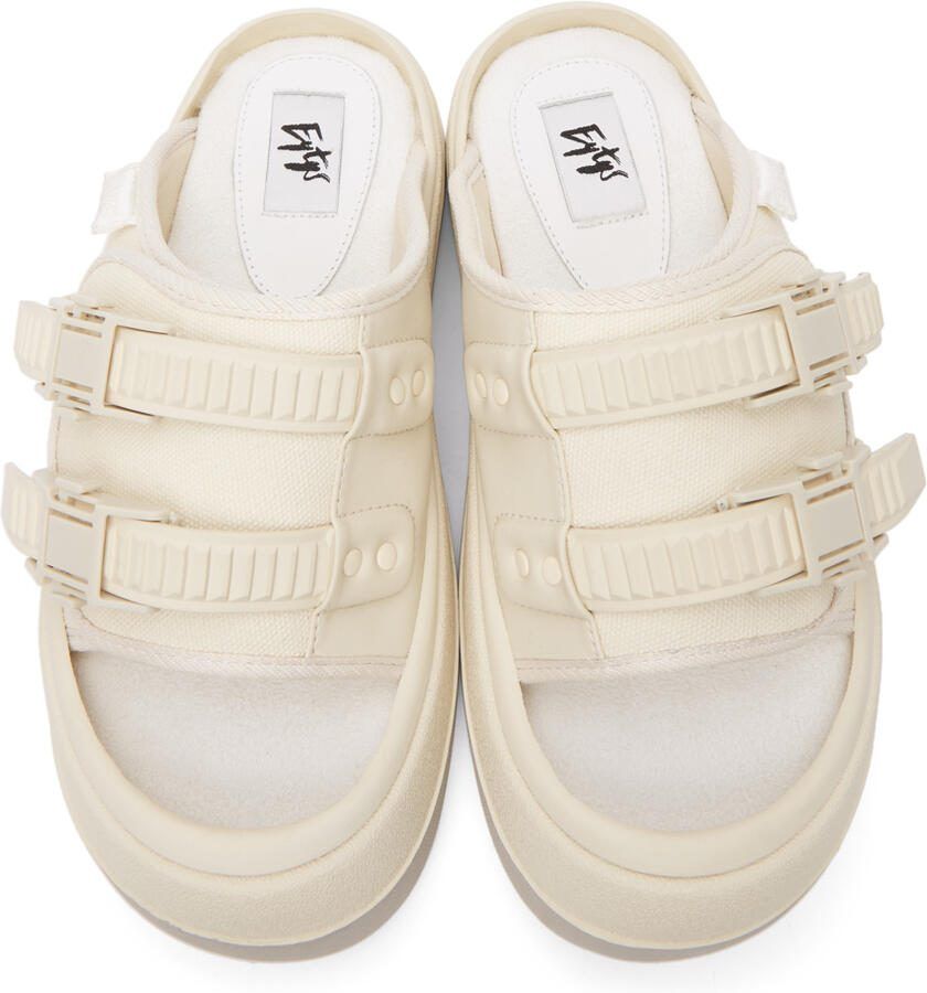 Eytys SSENSE Exclusive Off-White Capri Sandals
