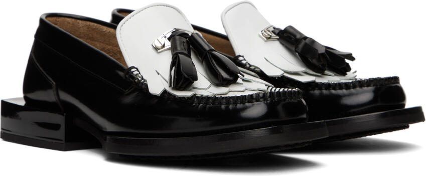 Eytys White  Black Rio Loafers
