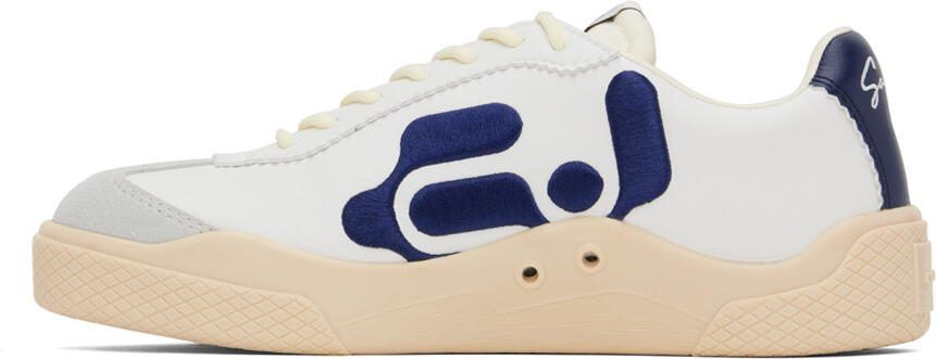 Eytys White  Blue Santos Sneakers - Picture 3