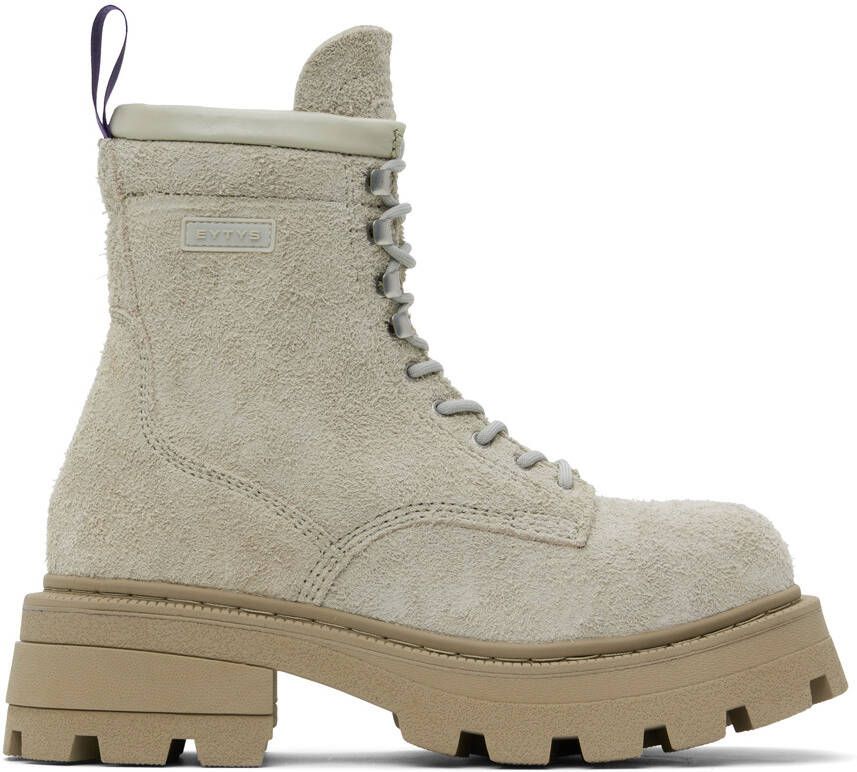 Eytys Gray Michigan Lace-Up Boots - Picture 5