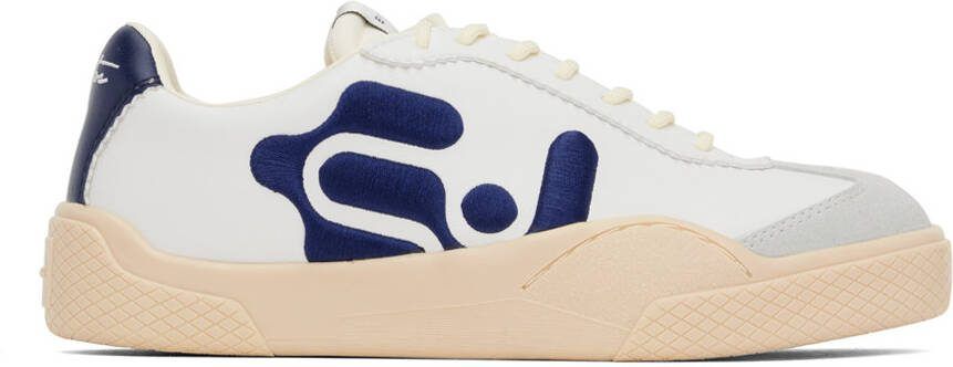 Eytys White  Blue Santos Sneakers - Picture 5