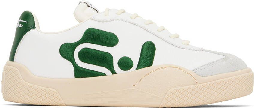Eytys White  Green Santos Sneakers - Picture 5