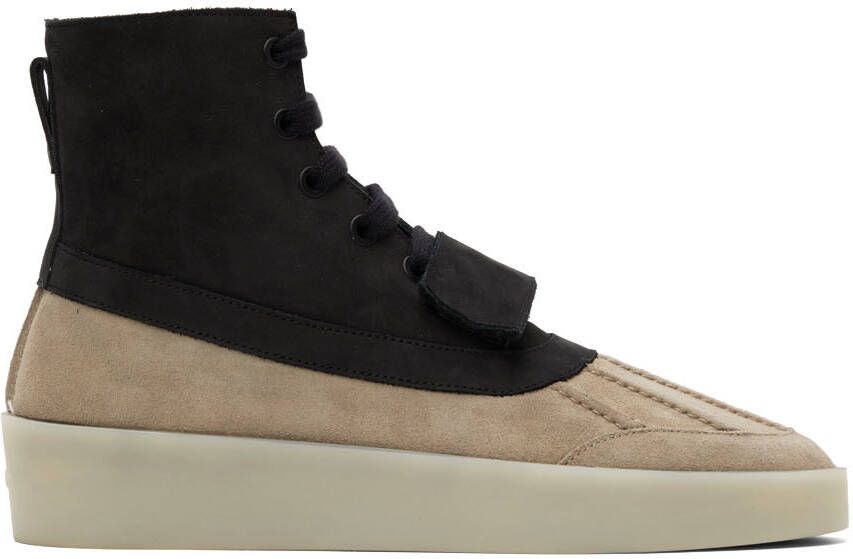 Fear of God Black  Taupe Duck Boots - Picture 5