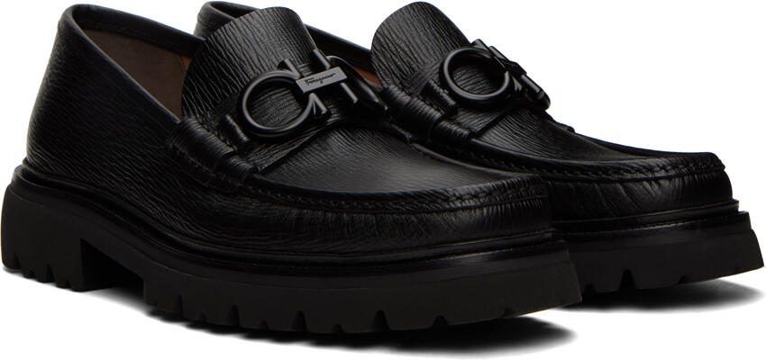 Ferragamo Black Bleecker Loafers - Picture 2