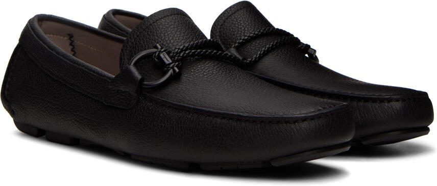 Ferragamo Black Driver Loafers - Picture 2