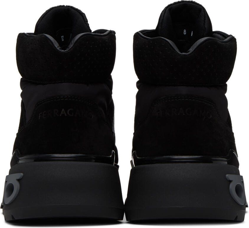 Ferragamo Black Leonida Sneakers