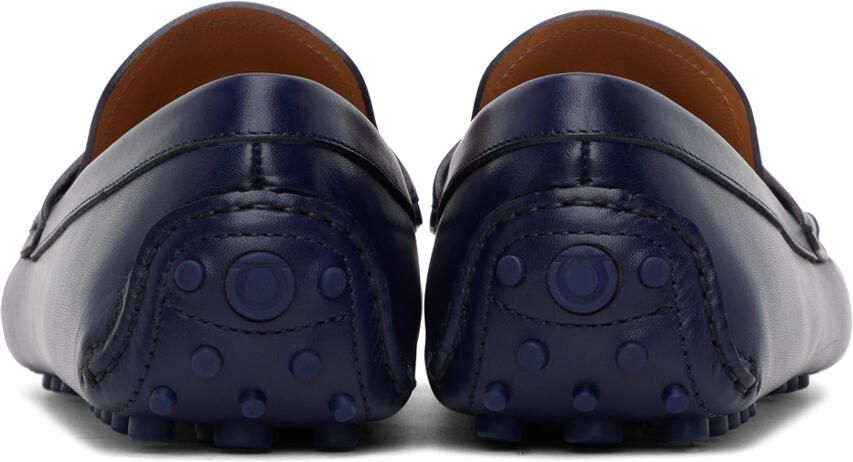 Ferragamo Brown Saddle Driver Loafers
