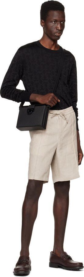 Salvatore Ferragamo Brown David Loafers - Picture 4