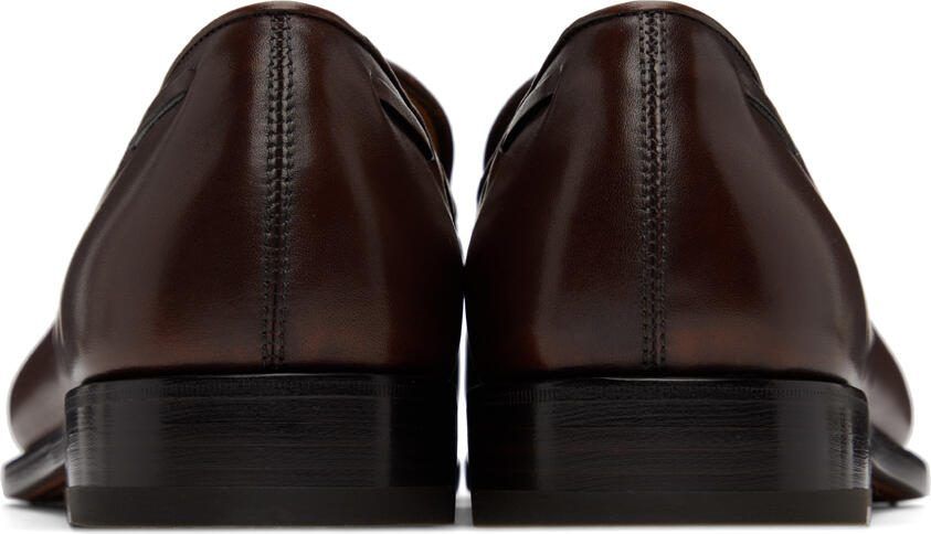 Ferragamo Brown Gesico Loafers