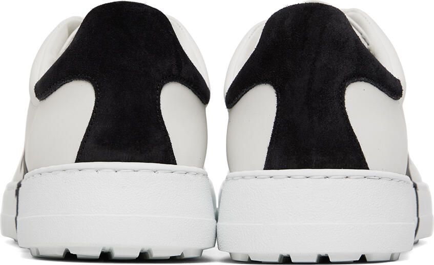 Ferragamo White Gancini Sneakers