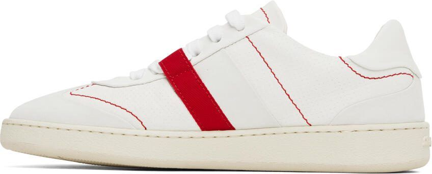 Ferragamo White Garda Low Sneakers - Picture 3