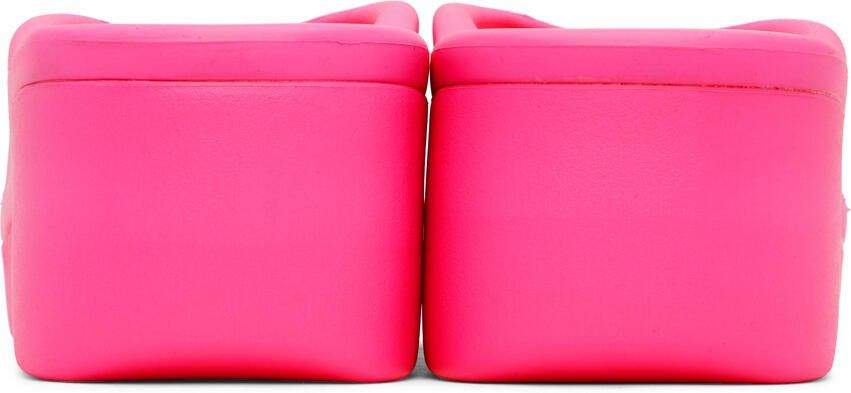 ForBitches Pink Platform Flip Flops