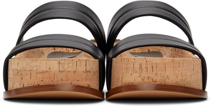 Gabriela Hearst Black Striker Flat Sandals - Picture 3