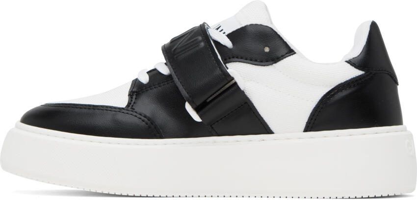 GANNI Black  White Sporty Sneakers - Picture 3