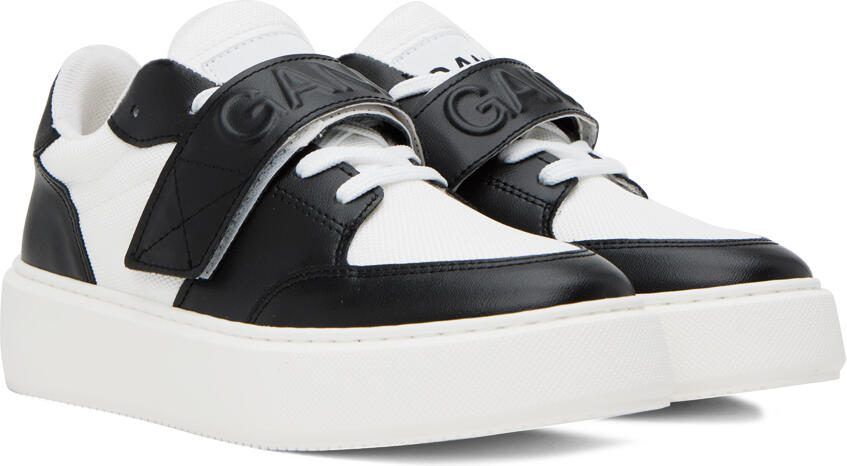 GANNI Black  White Sporty Sneakers - Picture 2
