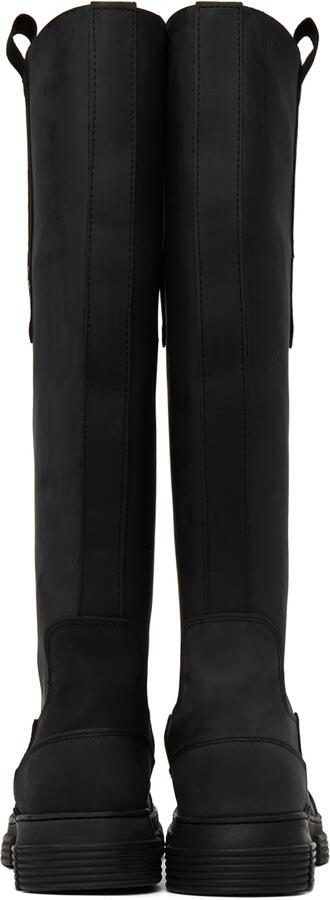 GANNI Black Country Chelsea Boots - Picture 7