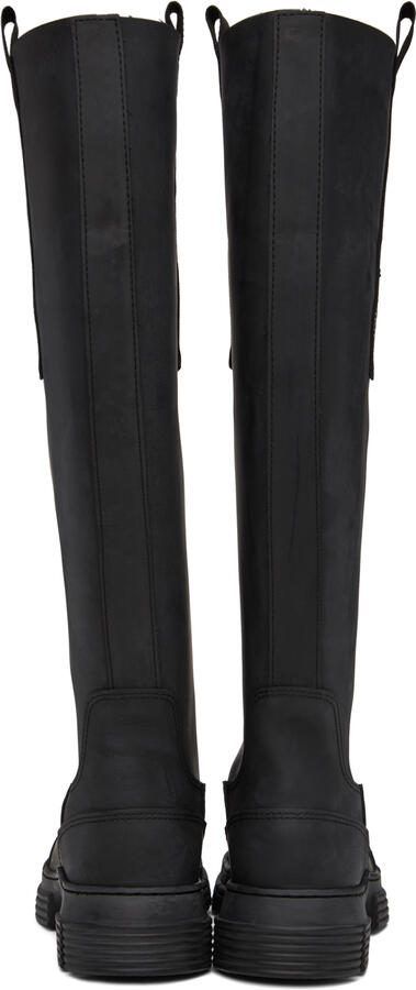 GANNI Black Country Chelsea Boots - Picture 6