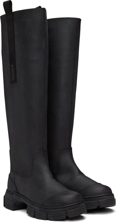 GANNI Black Country Chelsea Boots - Picture 4