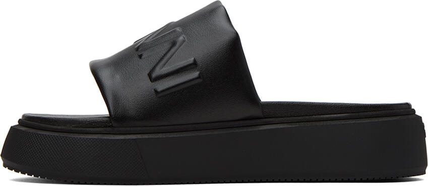 GANNI Black Sporty Mix Sandals - Picture 6