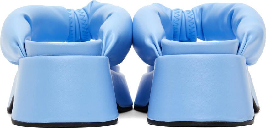 GANNI Blue Retro Thong Platform Sandals