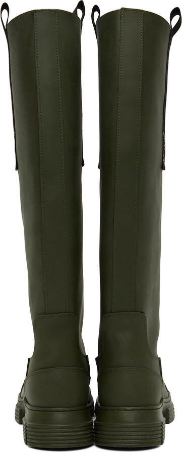 GANNI Green Country Boots - Picture 6