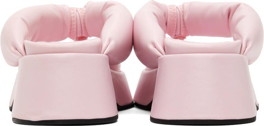 GANNI Pink Retro Thong Platform Sandals