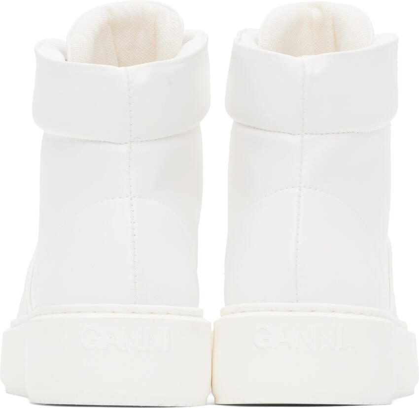 GANNI White Sporty Sneakers