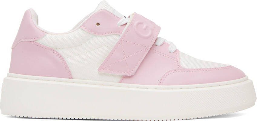 GANNI Pink  White Sporty Sneakers - Picture 5