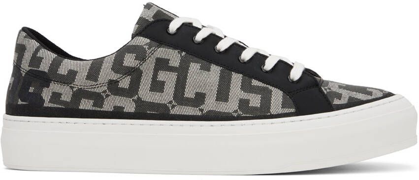 GCDS Black  Off-White Monogram Sneakers - Picture 4