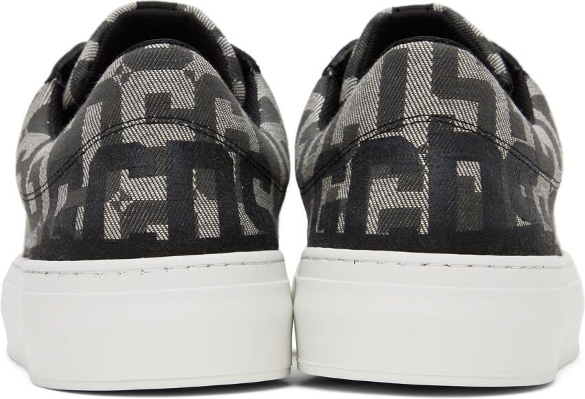 GCDS Black  Off-White Monogram Sneakers
