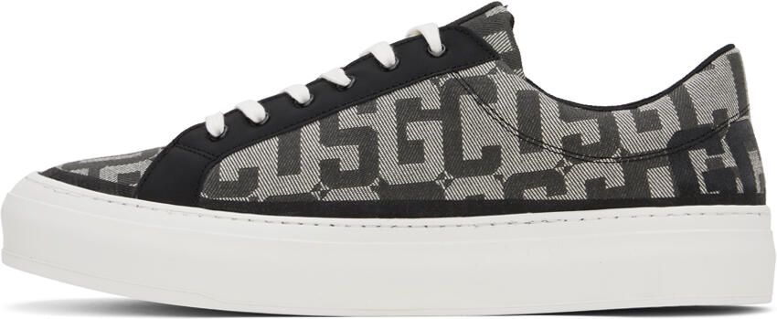 GCDS Black  Off-White Monogram Sneakers - Picture 3