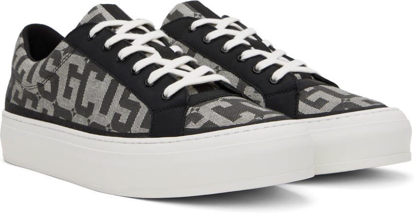 GCDS Black  Off-White Monogram Sneakers - Picture 2