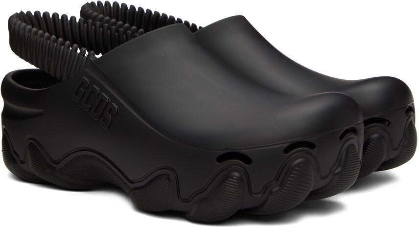 GCDS Black IBEX Slippers - Picture 2