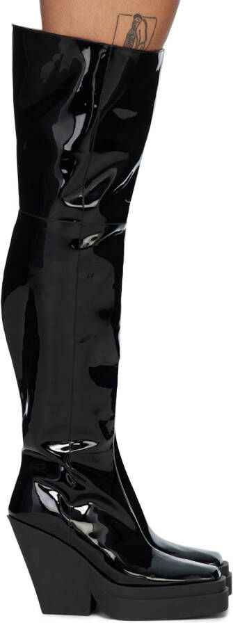 GIABORGHINI Black Gia 31 Boots - Picture 5