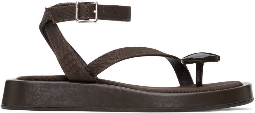 GIABORGHINI Brown GIA RHW Rosie 18 Sandals - Picture 5