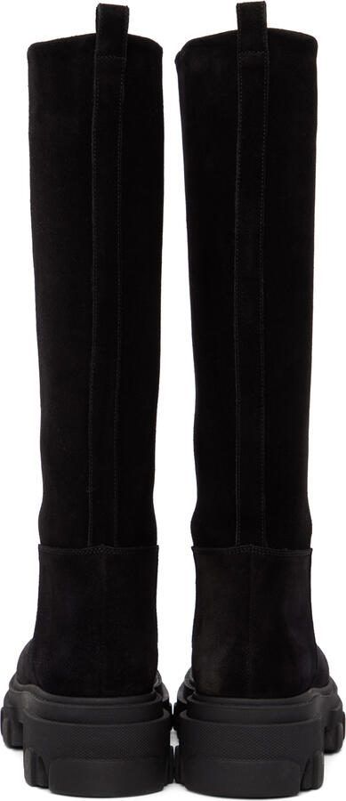 GIABORGHINI Black Perni 07 Suede Boots - Picture 4