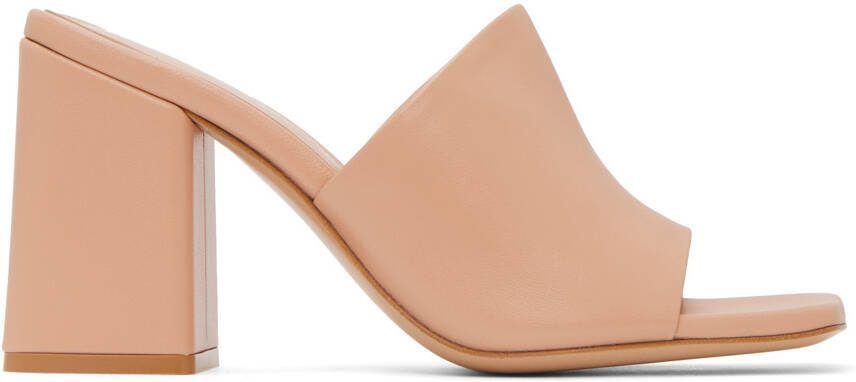 Gianvito Rossi Beige Wynn Heeled Sandals